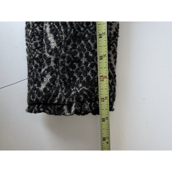 Steve Madden Pea Coat Woman’s Sz M Wool Blend Black/Tan Heavy - Picture 11 of 12